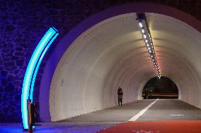 Cycle And Pedestrian Tunnel Through The Georgsberg In Passau