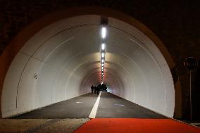 Cycle And Pedestrian Tunnel Through The Georgsberg In Passau