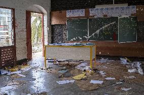 Devastated Nursery School After the Cyclone Chido in Doujani - Mayotte