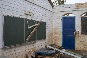 Devastated Nursery School After the Cyclone Chido in Doujani - Mayotte