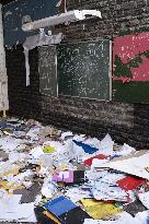 Devastated Nursery School After the Cyclone Chido in Doujani - Mayotte