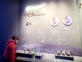 China's Lunar Exploration Project Chang 'e-5 Lunar Sample Exhibition