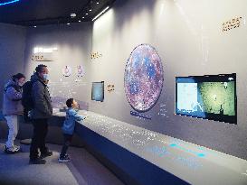 China's Lunar Exploration Project Chang 'e-5 Lunar Sample Exhibition