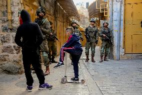 Israeli Security Measures in Hebron Old City