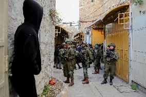 Israeli Security Measures in Hebron Old City