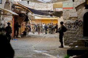 Israeli Security Measures in Hebron Old City