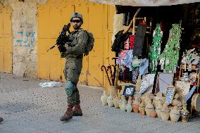 Israeli Security Measures in Hebron Old City