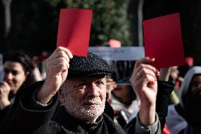 Salome Zourabichvili Leaves The Presidential Palace After Kavelashvili's Inauguration