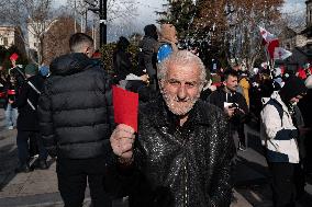 Salome Zourabichvili Leaves The Presidential Palace After Kavelashvili's Inauguration