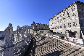 Pope Francis Delivers Angelus Prayer - Vatican