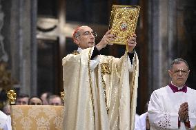 Cardinal Baldassare Reina opens the Holy Door of Rome's St. John - Vatican