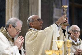 Cardinal Baldassare Reina opens the Holy Door of Rome's St. John - Vatican