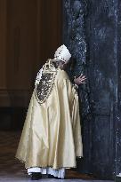 Cardinal Baldassare Reina opens the Holy Door of Rome's St. John - Vatican