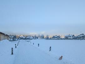 Driving On Bavarian Winter Roads