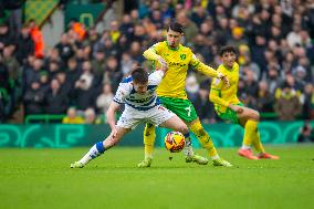 Norwich City FC v Queens Park Rangers FC - Sky Bet Championship