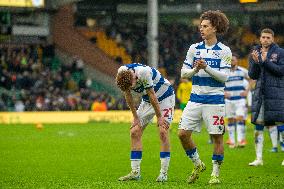 Norwich City FC v Queens Park Rangers FC - Sky Bet Championship