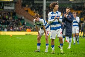 Norwich City FC v Queens Park Rangers FC - Sky Bet Championship