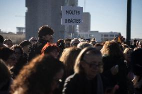 La Torre honors volunteers and victims of the DANA next to the 'Solidarity Bridge'