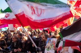 Iran-Commemorating The Anniversary Of 9th Of Dey Pro-government Rally