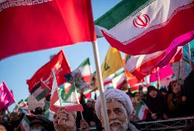 Iran-Commemorating The Anniversary Of 9th Of Dey Pro-government Rally