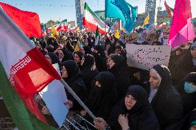 Iran-Commemorating The Anniversary Of 9th Of Dey Pro-government Rally