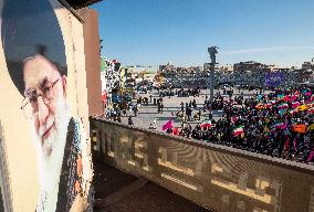 Iran-Commemorating The Anniversary Of 9th Of Dey Pro-government Rally