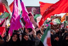 Iran-Commemorating The Anniversary Of 9th Of Dey Pro-government Rally