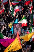 Iran-Commemorating The Anniversary Of 9th Of Dey Pro-government Rally