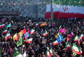 Iran-Commemorating The Anniversary Of 9th Of Dey Pro-government Rally