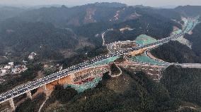 Rongan-Congjiang Expressway OpenIng in Liuzhou