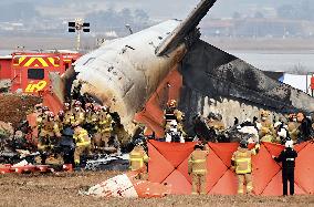 Plane crash kills 179 in S. Korea