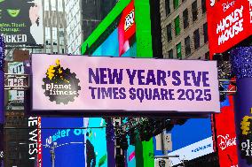 Confetti Test In Times Square - NYC