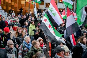 Protest Against The Suspension Of Asylum Policies - Netherlands