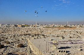 Palestinian Refugees Return To Al-Yarmouk Camp - Damascus