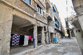 Palestinian Refugees Return To Al-Yarmouk Camp - Damascus