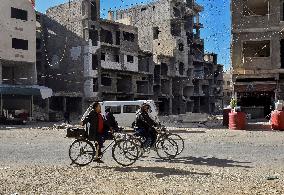 Palestinian Refugees Return To Al-Yarmouk Camp - Damascus