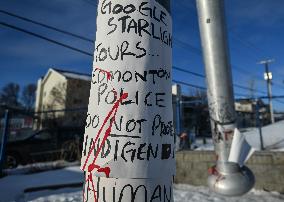 Stand Against Human Trafficking Protest In Edmonton