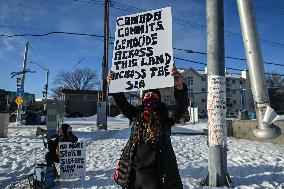 Stand Against Human Trafficking Protest In Edmonton