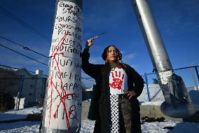 Stand Against Human Trafficking Protest In Edmonton