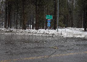 Holiday Storms Bring Freezing Rain And Snow To Northern California