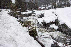 Holiday Storms Bring Freezing Rain And Snow To Northern California