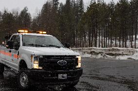 Holiday Storms Bring Freezing Rain And Snow To Northern California