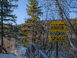 Winter Landscape In The District Of Garmisch-Partenkirchen