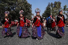 Tamu Lhosar Festival Celebration In Nepal.