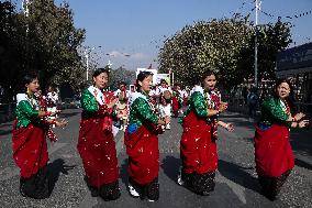 Tamu Lhosar Festival Celebration In Nepal.