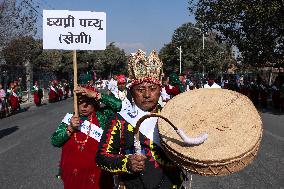 Tamu Lhosar Festival Celebration In Nepal.