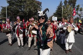 Tamu Lhosar Festival Celebration In Nepal.