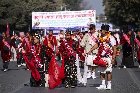 Tamu Lhosar Festival Celebration In Nepal.