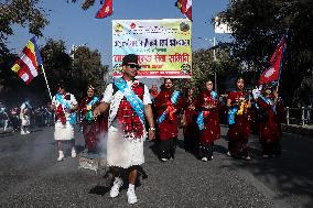 Tamu Lhosar Festival Celebration In Nepal.