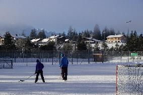 Ice Hockey Practice